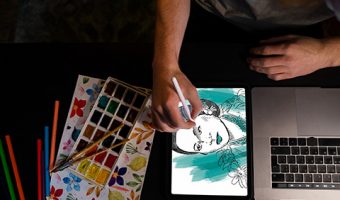 Capa do Curso de Técnicas de Desenho e Ilustração